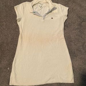 TOMMY HILFIGER white swim cover up Size Medium